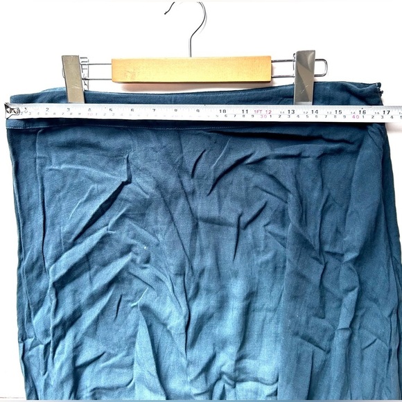 Anthropologie La Vi Skirt Womens Large Ombre Midi Long Sides Stretch Loose - Picture 5 of 6